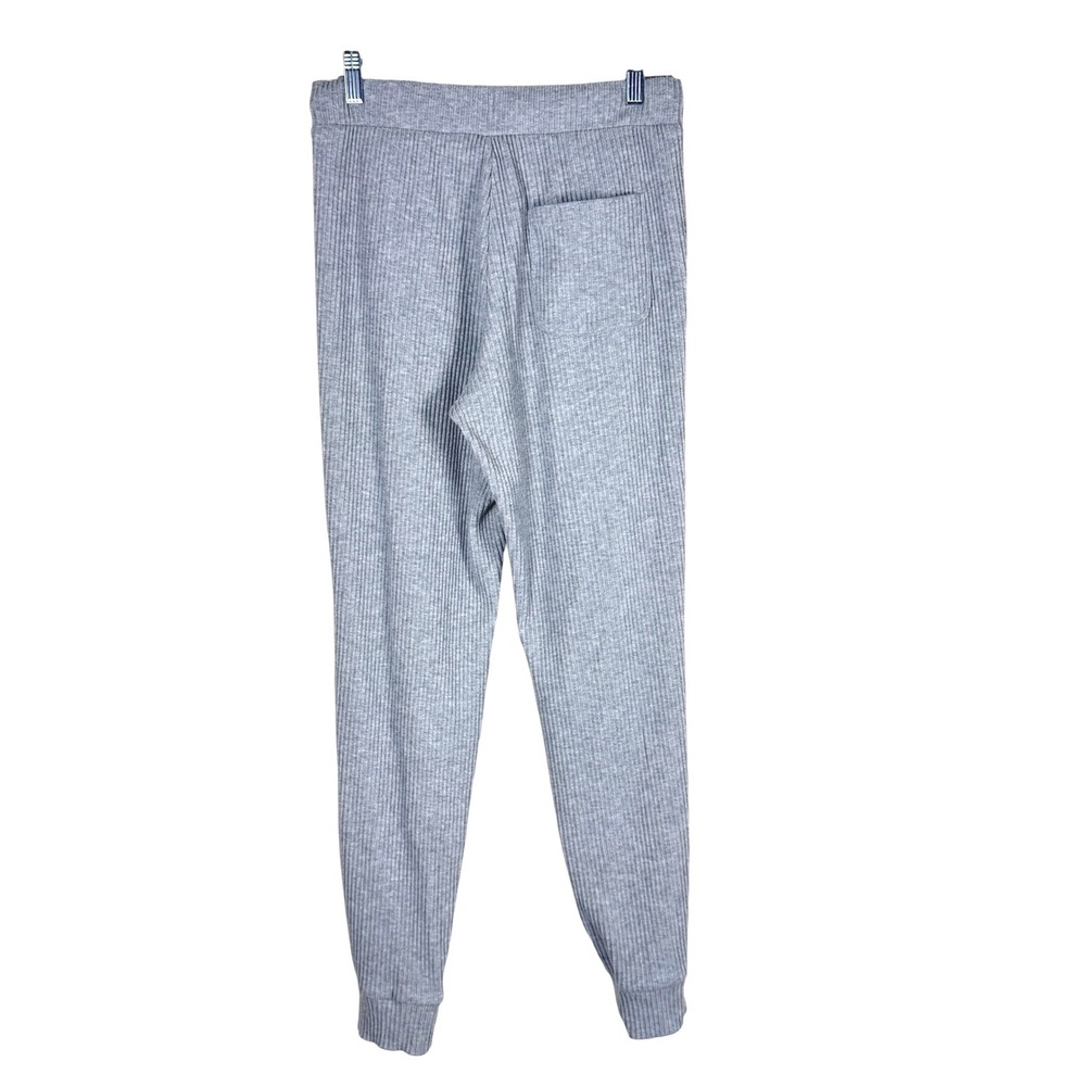 Alo Yoga Muse Sweatpant Women S Athletic Heather Grey Ribbed Knit Jogger Lounge - Picture 5 of 10